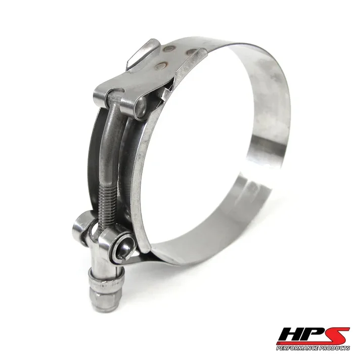 100% Marine Grade Stainless Steel T-Bolt Hose Clamp,Size #76,Range:3.25″- 3.58″