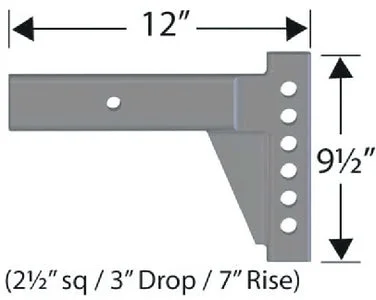2.5IN EQUALIZER HITCH SHANK3I