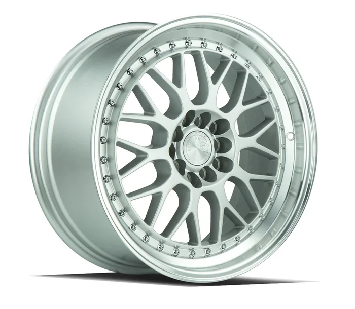Aodhan AH02 17″ 5×100/114.3 Silver w/ Machined Lip