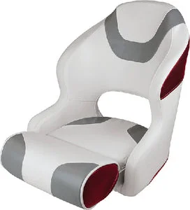 BAJA BUCKET SEAT WHT GREY RED