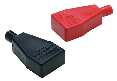 BATT TERM CVRS 2-2/0AWG BLK/RE