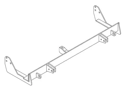 Blue OX BX1607 Tow Bar Base Plate