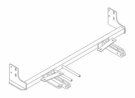 Blue OX BX1828 Tow Bar Base Plate