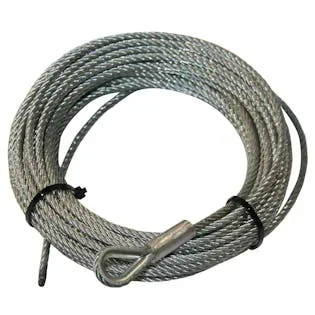 Bulldog Winch Co LLC 20222 Wire Rope for 15017, 3/16×45′