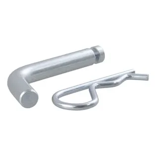 CURT 21404 1/2″ Hitch Pin with Groove (1-1/4″ Receiver, Zinc, Packaged)