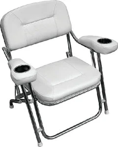 DECK CHAIR W/ DUAL CUPHOLDERS