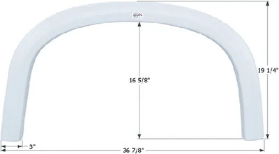 FENDER SKIRT 4 WINDS FS2038 PW