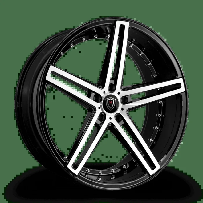Marquee Wheels M5334 22″ 5×115 Black / Machined