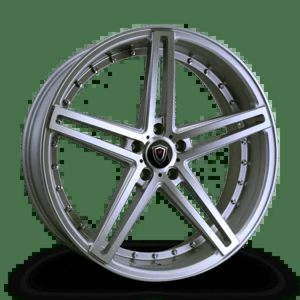 Marquee Wheels M5334 22″ 5×120 Silver / Machined