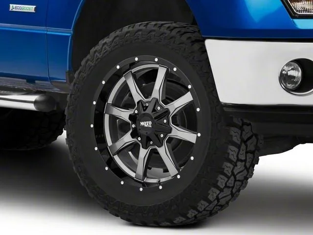 Moto Metal MO970 Gloss Gray with Gloss Black Lip 6-Lug Wheel; 20×9; 0mm Offset (09-14 F-150)Find parts that fit my vehicle