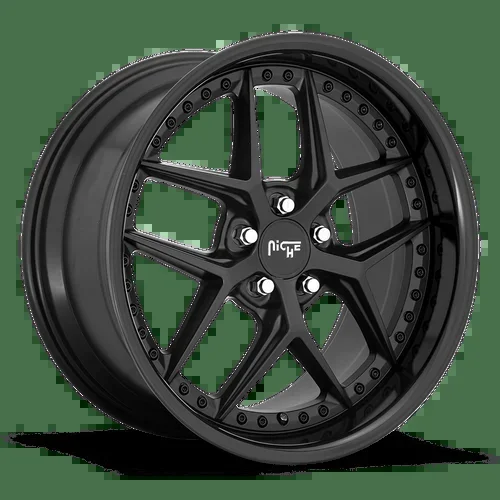 Niche Cast Vice 19″ 5×120 Gloss Black Matte Black