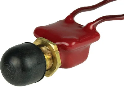 PUSH BUTTON PVC SPST OFF-(ON)