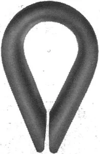 THIMBLE ROPE GALV 5/8IN