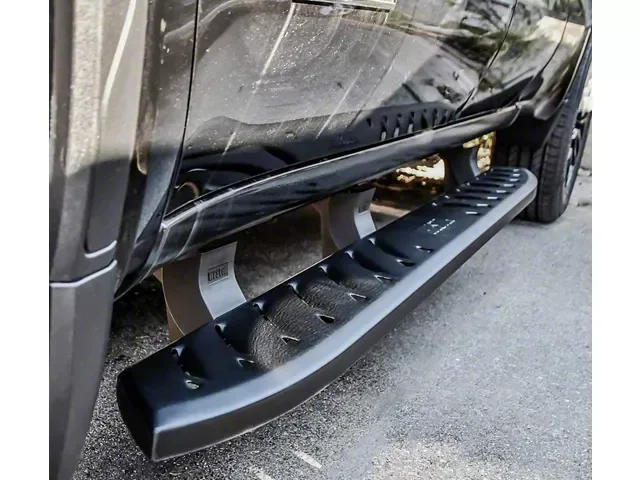 Thrasher Running Boards; Textured Black (19-26 Silverado 1500 Double Cab)Find parts that fit my vehicle